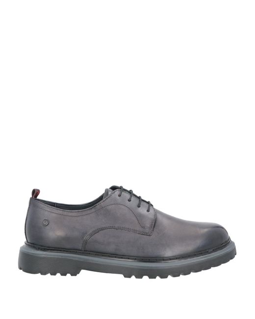 Base London Gray Lace-up Shoes for men