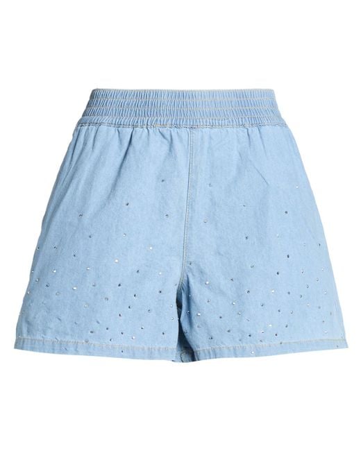 Karl Lagerfeld Blue Denim Shorts