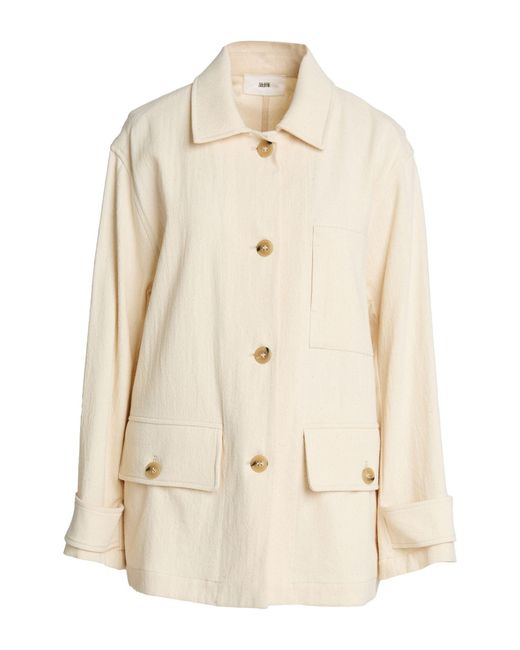 SOLOTRE Natural Jacket Cotton, Virgin Wool, Polyamide
