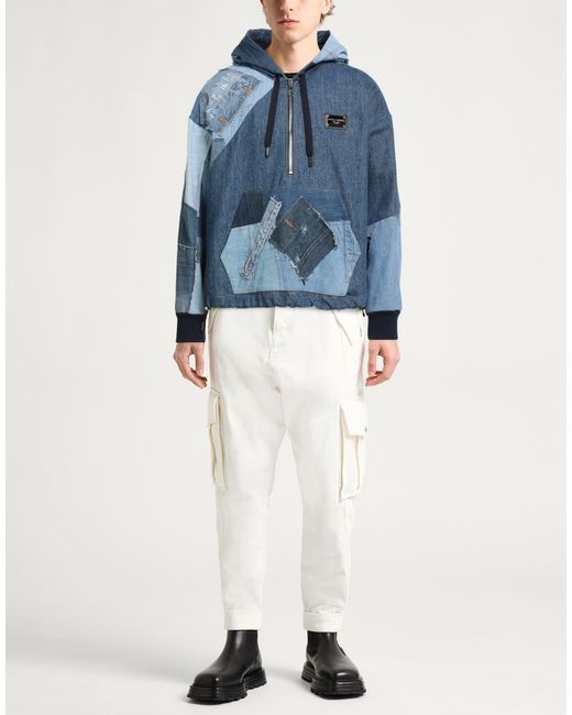 Dolce & Gabbana Blue Denim Outerwear for men