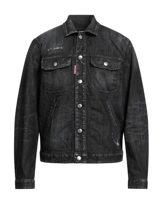 DSquared² Jeansjacke/-Mantel in Black für Herren