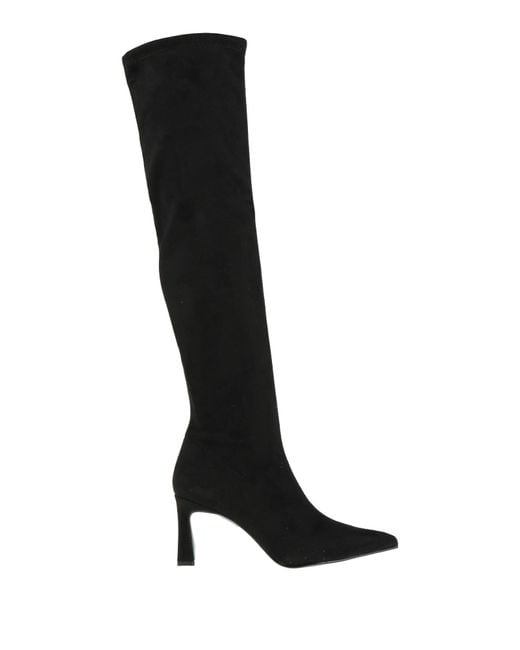 Divine Follie Black Boot Synthetic Material