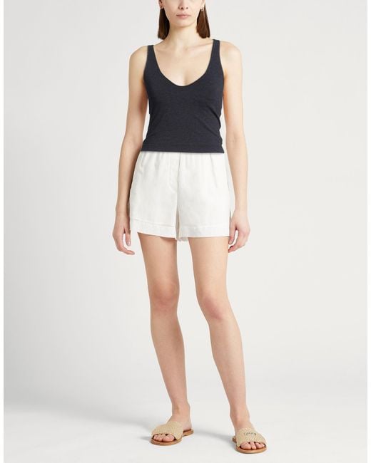Brunello Cucinelli Blue Top Cotton, Elastane, Brass
