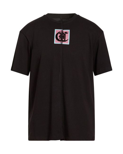 Just Cavalli Black T-Shirt Cotton for men