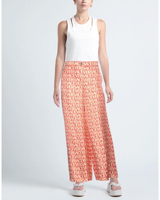 Versace Red Trouser