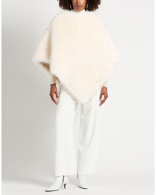 Poncho No Secrets de color Natural