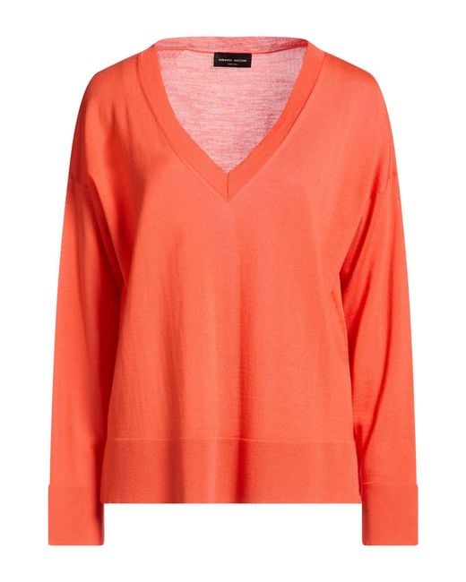 Pullover Roberto Collina en coloris Pink