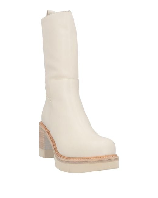 Paloma Barceló White Ankle Boots