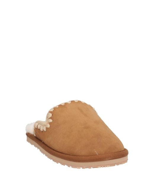 Mou Brown Mules & Clogs