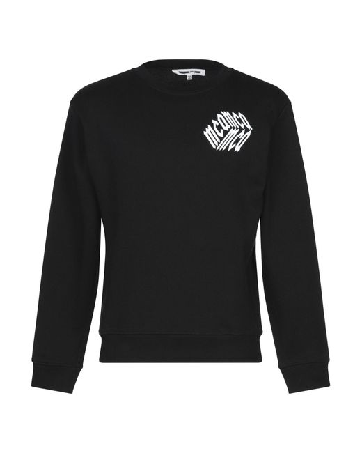 McQ Cotton Sweatshirt in Black for Men - Lyst