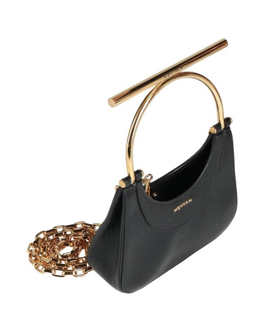 McQueen Black Handbags