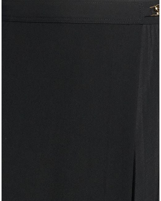 Sandro Black Midi Skirt Polyester
