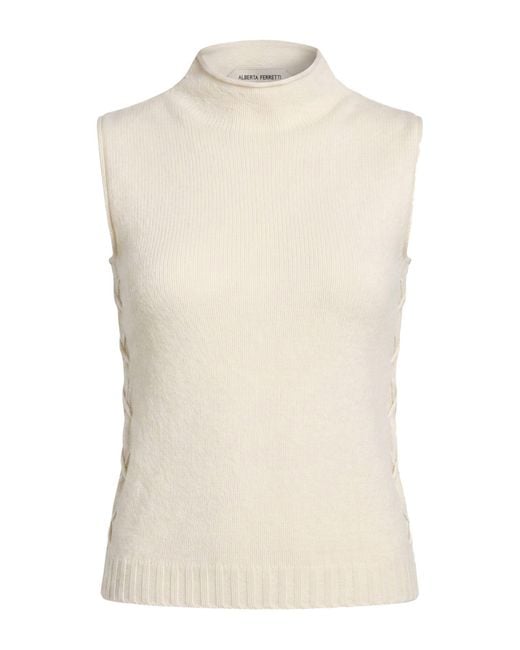 Alberta Ferretti White Jumper