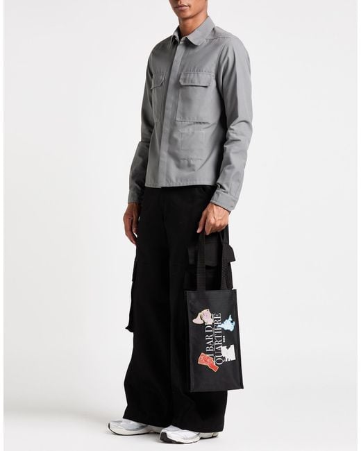 MSGM Black Handbag Polyester for men