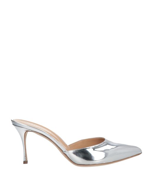 Sergio Rossi Metallic Mules & Clogs