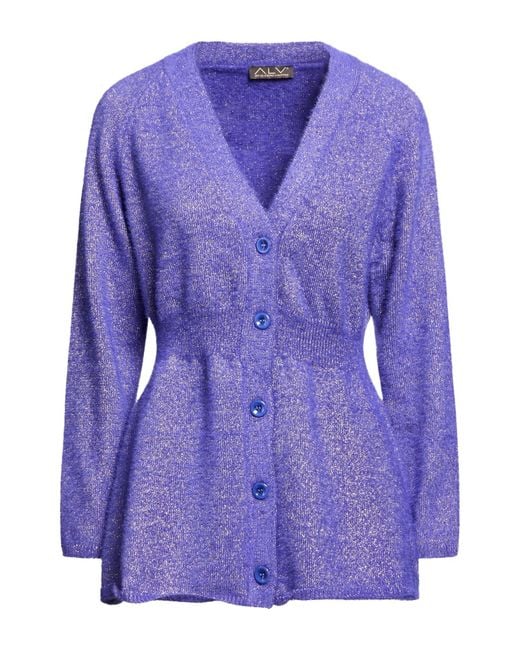Alviero Martini 1A Classe Purple Cardigan