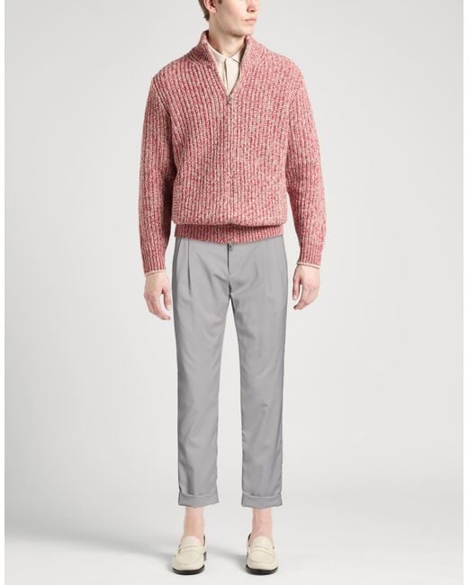 BE ABLE Gray Pants Wool, Polyester for men