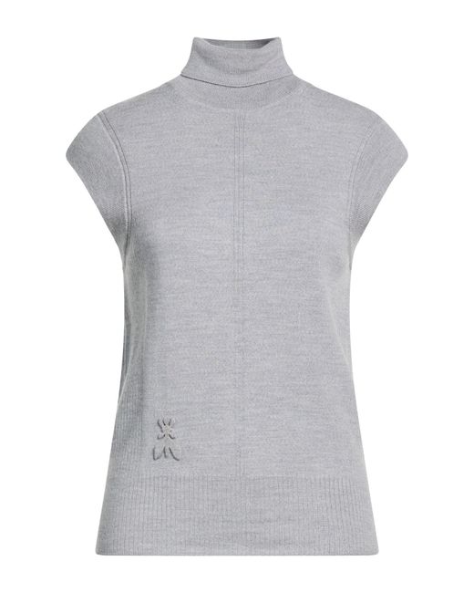 Patrizia Pepe Gray Turtleneck Wool