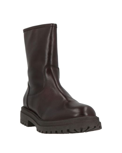 Anima Brown Ankle Boots