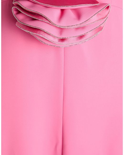 Camilla Pink Maxi Dress Polyester, Elastane