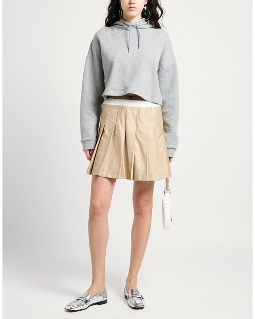 Sandro Natural Mini Skirt