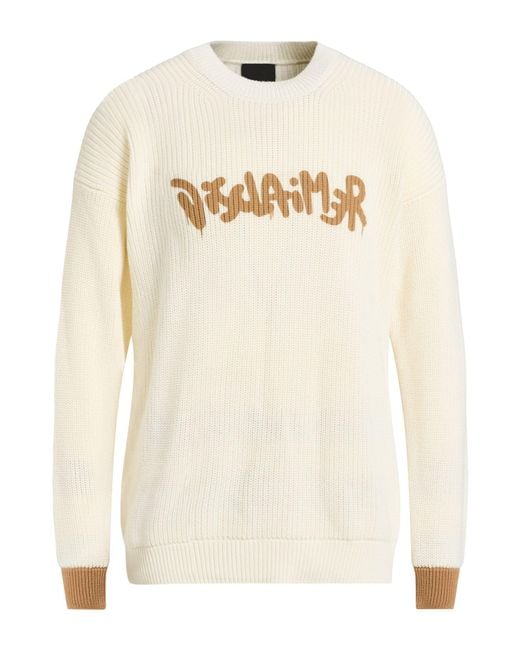 DISCLAIMER White Sweaters for men