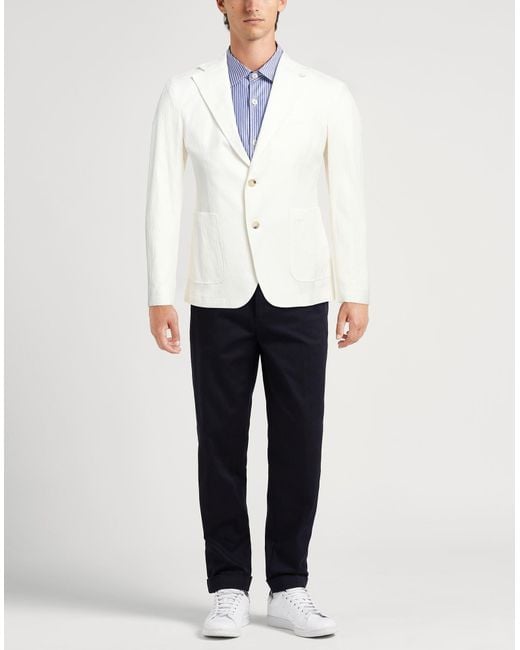 Manuel Ritz White Blazer for men