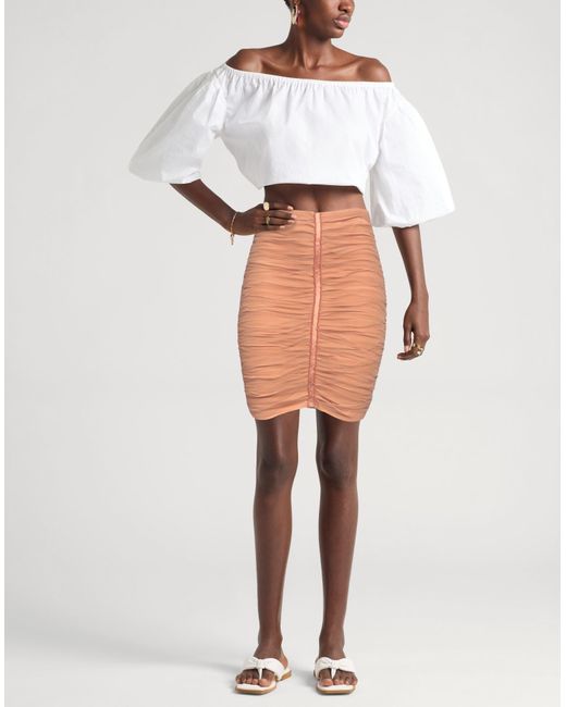 Elisabetta Franchi Orange Mini Skirt