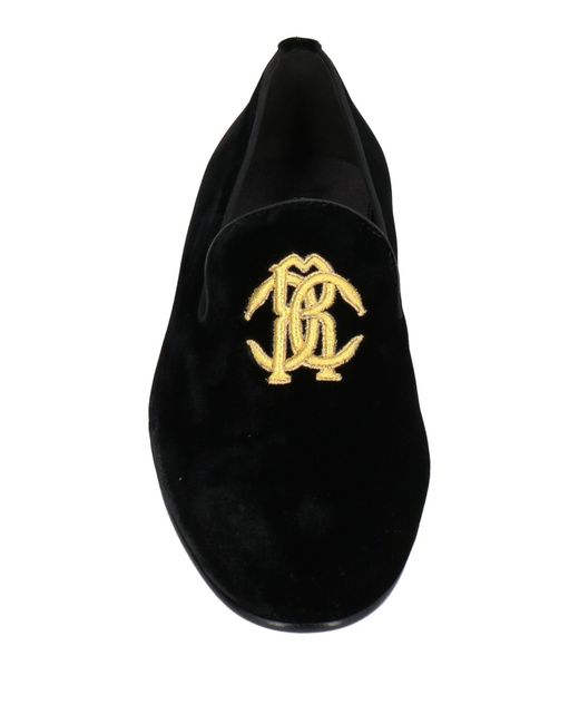 Roberto Cavalli Black Loafers for men