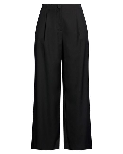 ARMANI EXCHANGE Black Pants Polyester, Viscose