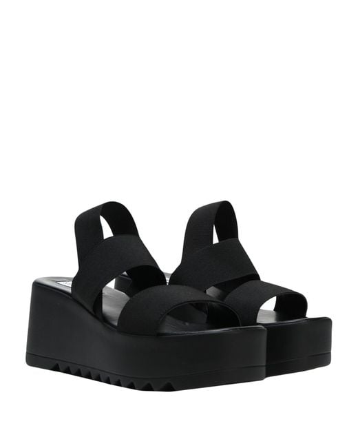 Steve Madden Black Sandals