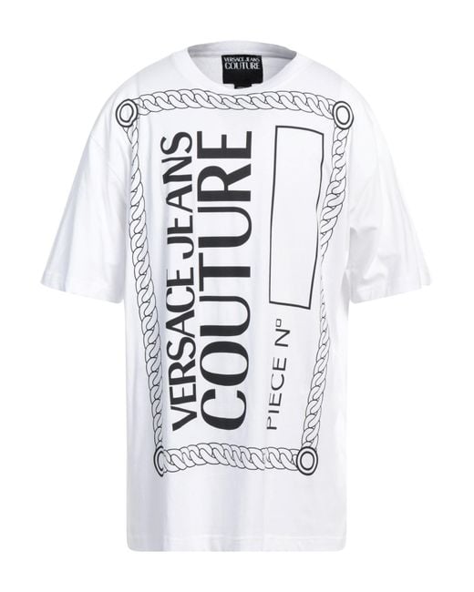 Versace Jeans Couture White T-Shirt Cotton for men
