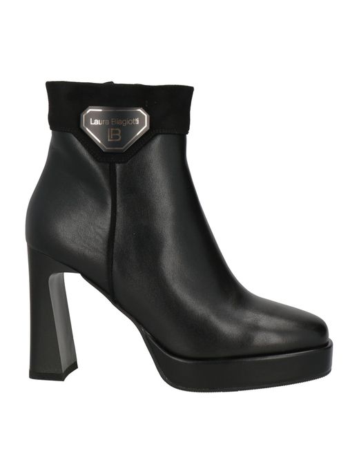 Laura Biagiotti Black Ankle Boots