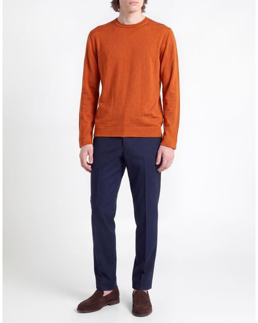 Pullover Alpha Studio pour homme en coloris Orange