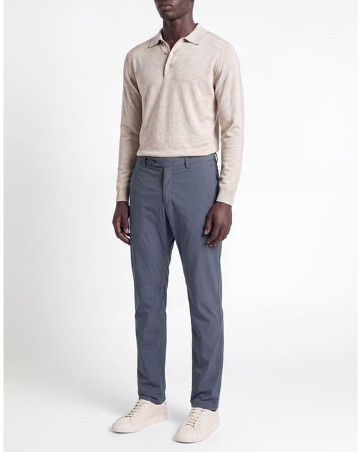 PT Torino Blue Pants Polyamide, Elastane for men