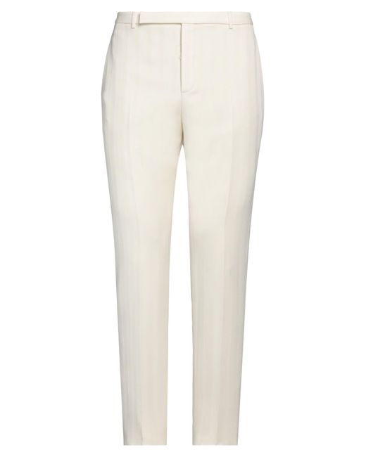 Saint Laurent White Trouser for men
