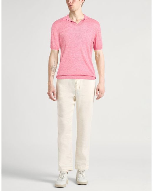 Pullover Barba Napoli de hombre de color Pink