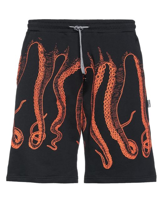 Octopus Black Shorts & Bermuda Shorts for men