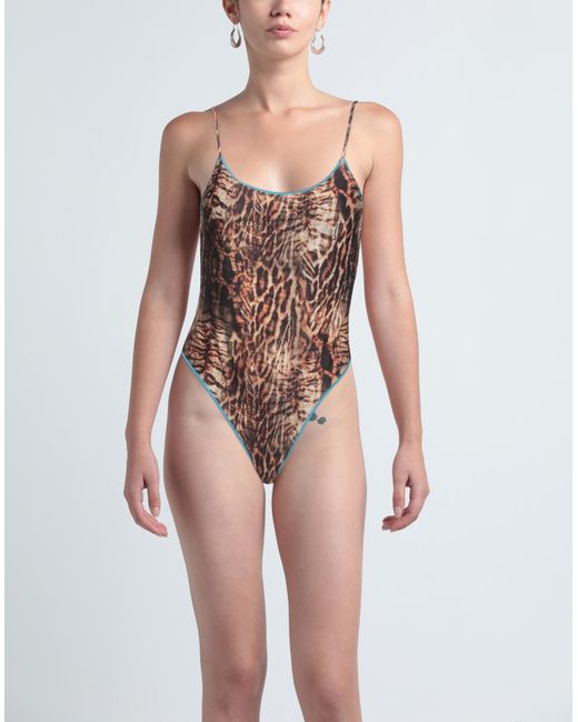 4giveness Brown One-piece Swimsuit