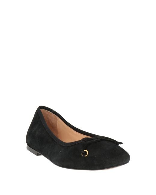 Odissi Black Ballet Flats