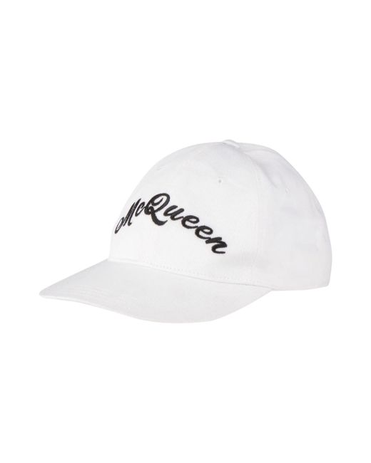 McQueen White Hat for men
