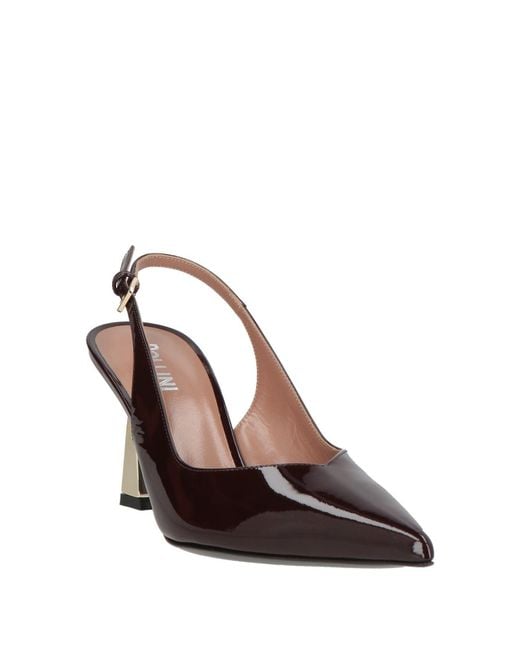 Pollini Brown Pumps Leather