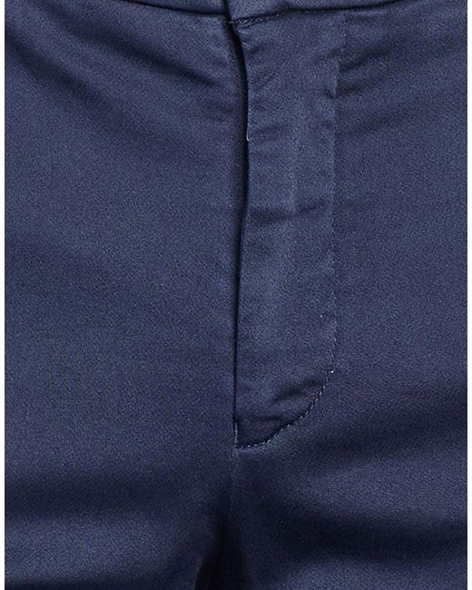 Marco Pescarolo Blue Pants Cotton, Elastane for men