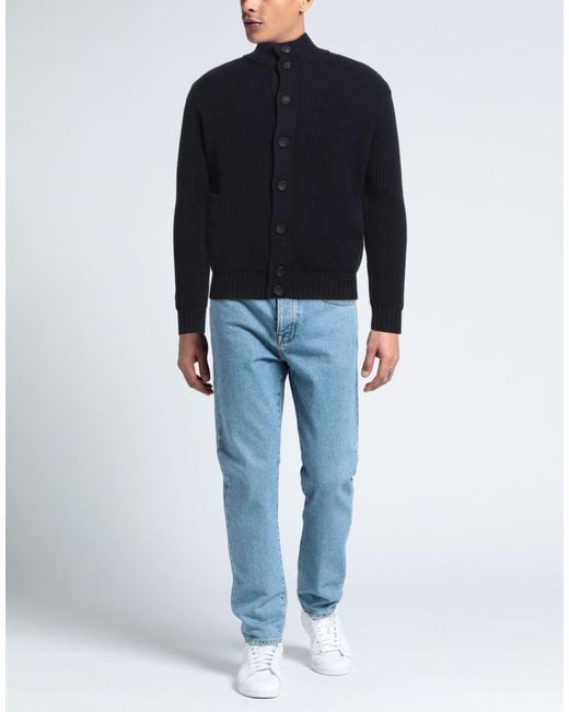 FILIPPO DE LAURENTIIS Blue Cardigan for men