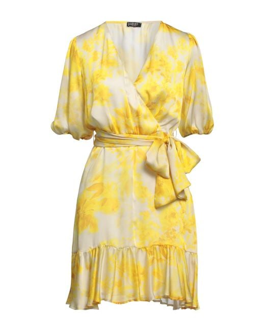 Liu Jo Yellow Mini Dress