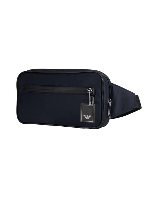 Emporio Armani Blue Belt Bag for men