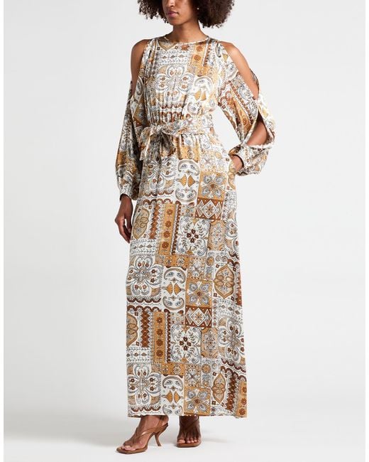 Eleventy Metallic Maxi Dress