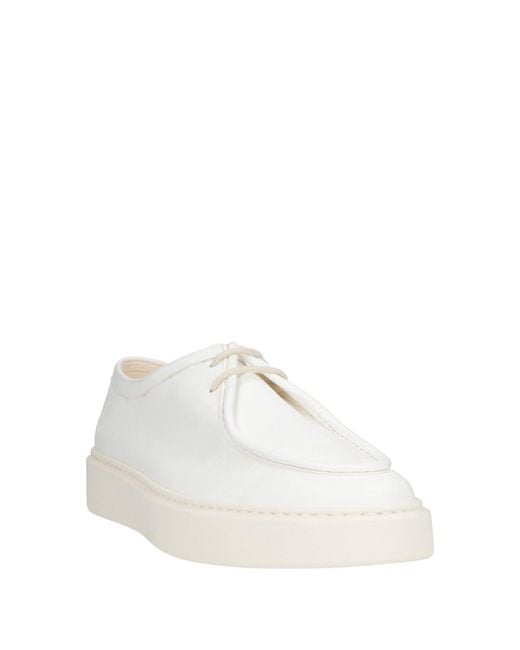 Stringate di Doucal's in White da Uomo