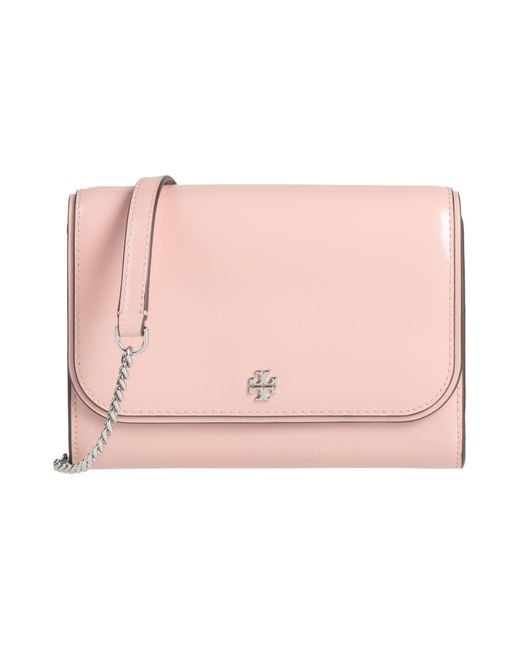 Tory Burch Pink Light Cross-Body Bag Leather