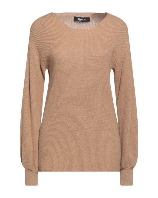 Pullover Giulia N Couture de color Natural